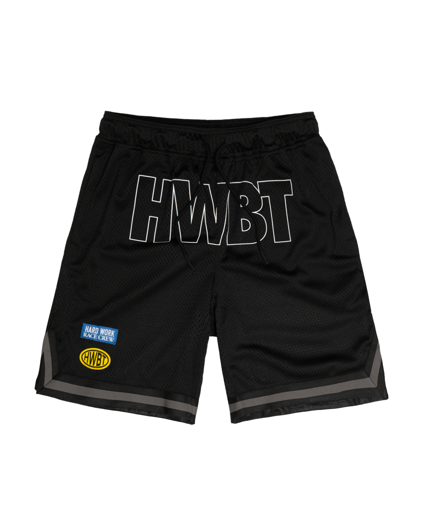 HWBT BLACK MESH SHORTS