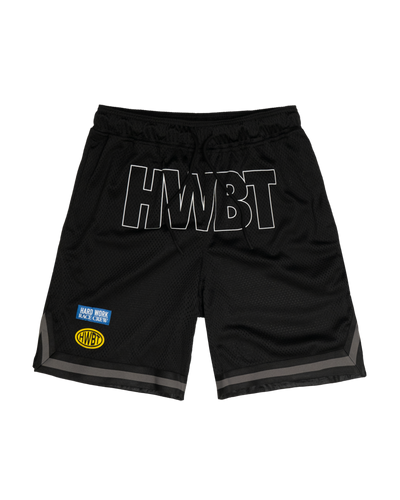 HWBT BLACK MESH SHORTS