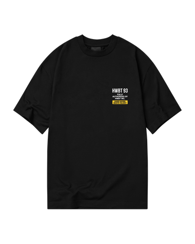 HWBT 93 OVERSIZED T-SHIRT - BLACK