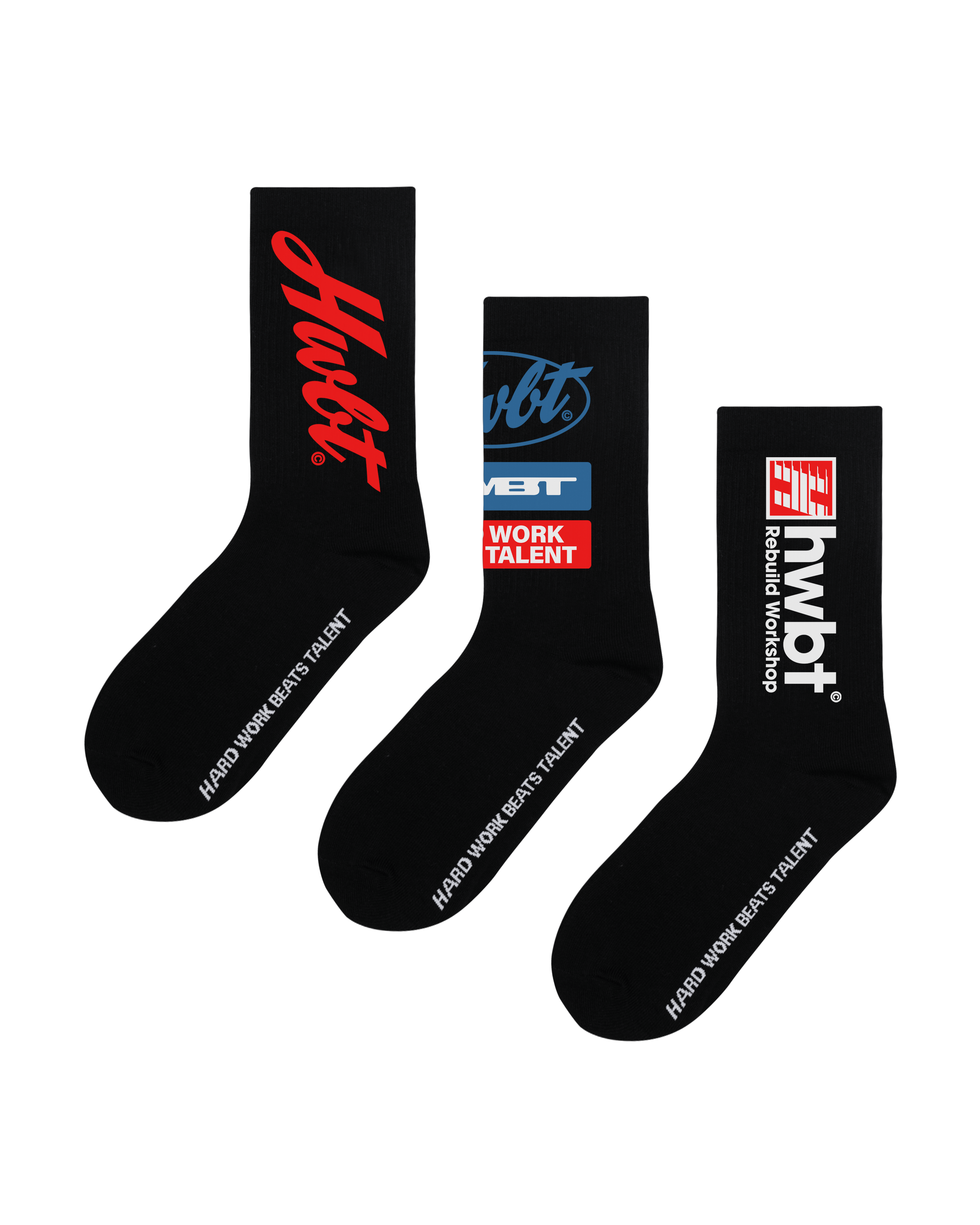 REPAIR SHOP SOCKS - BLACK (3 PACK)