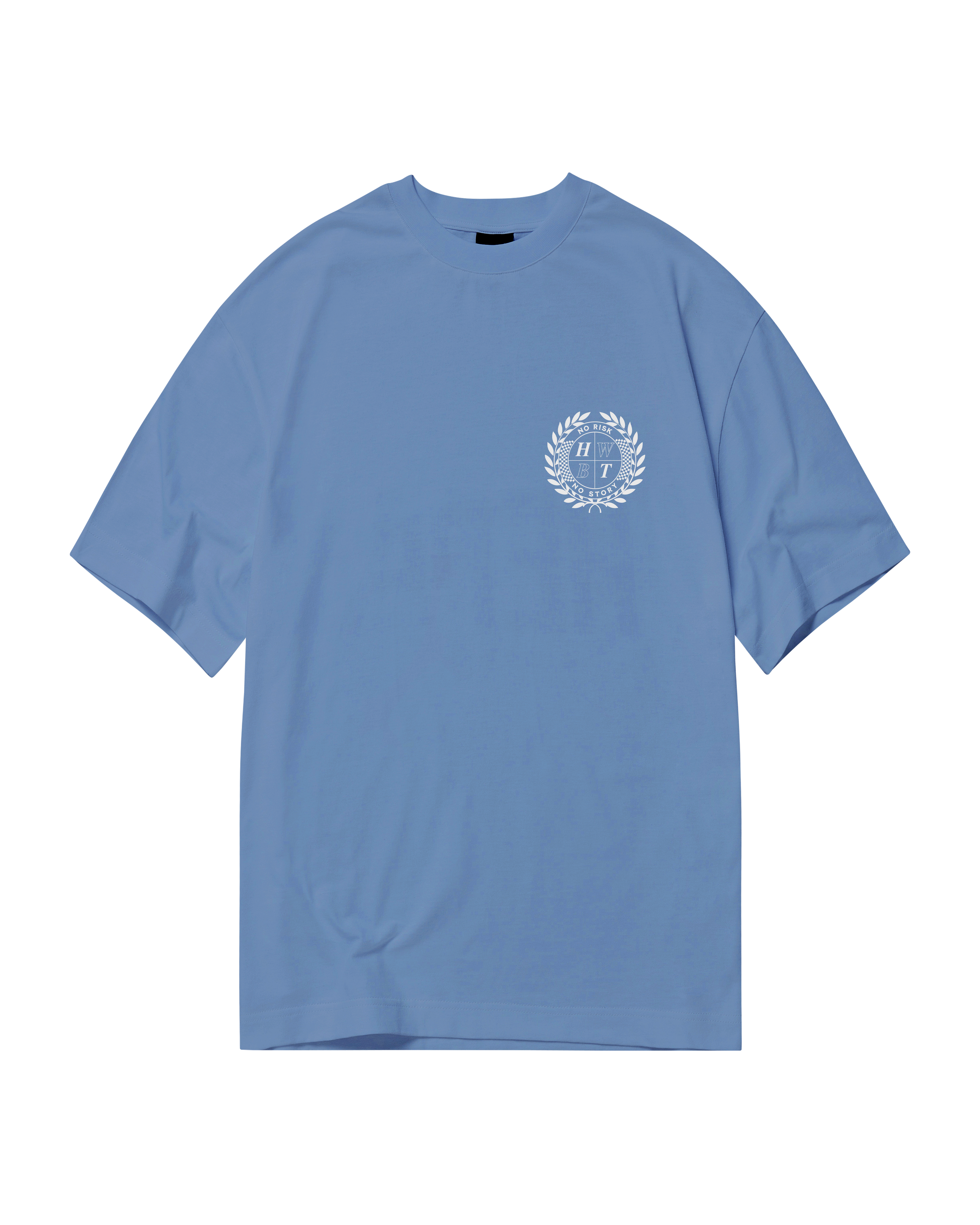 CREST OVERSIZED T-SHIRT - BLUE