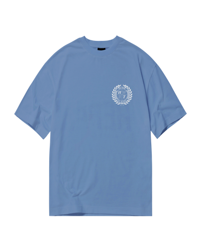 CREST OVERSIZED T-SHIRT - BLUE