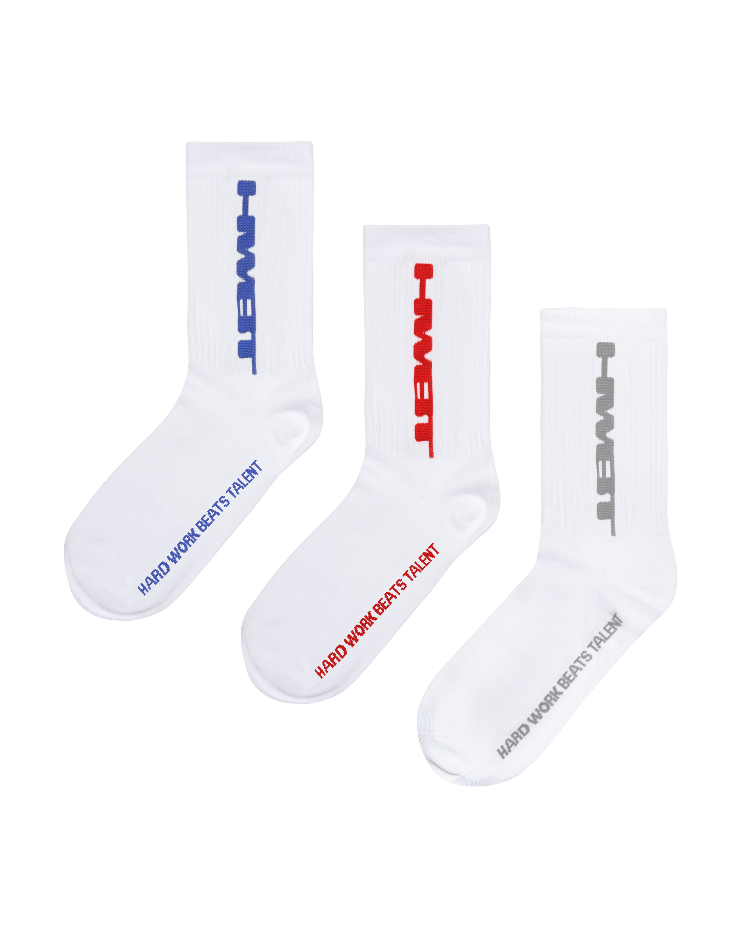 HWBT SOCKS - MULTI-COLOUR (3 PACK)
