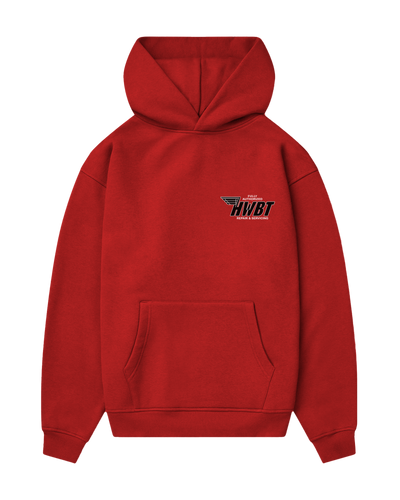 FULLY AUTHORIZED OVERSIZED HOODIE - RED