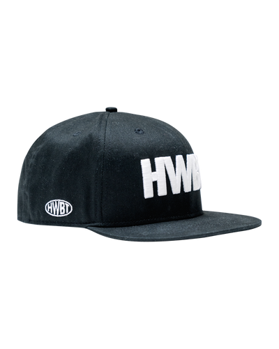 HWBT WHITE/BLACK SNAPBACK