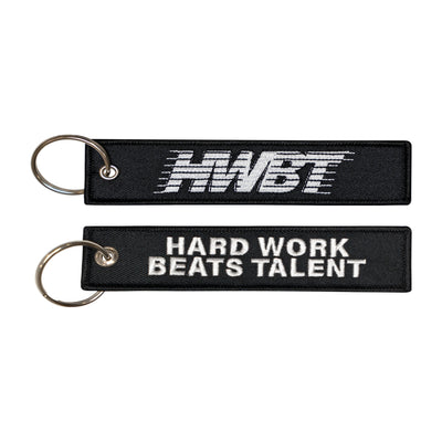 HARD WORK BEATS TALENT JET TAG