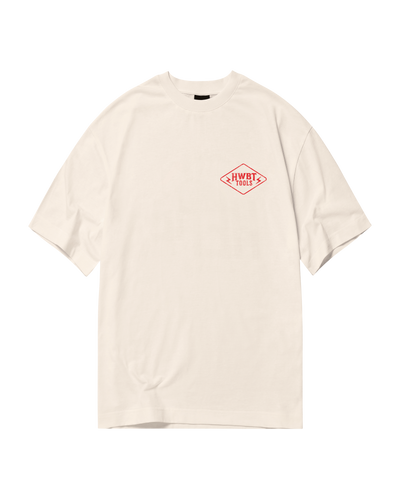 TOOLS COMPANY OVERSIZED T-SHIRT (OFF-WHITE)
