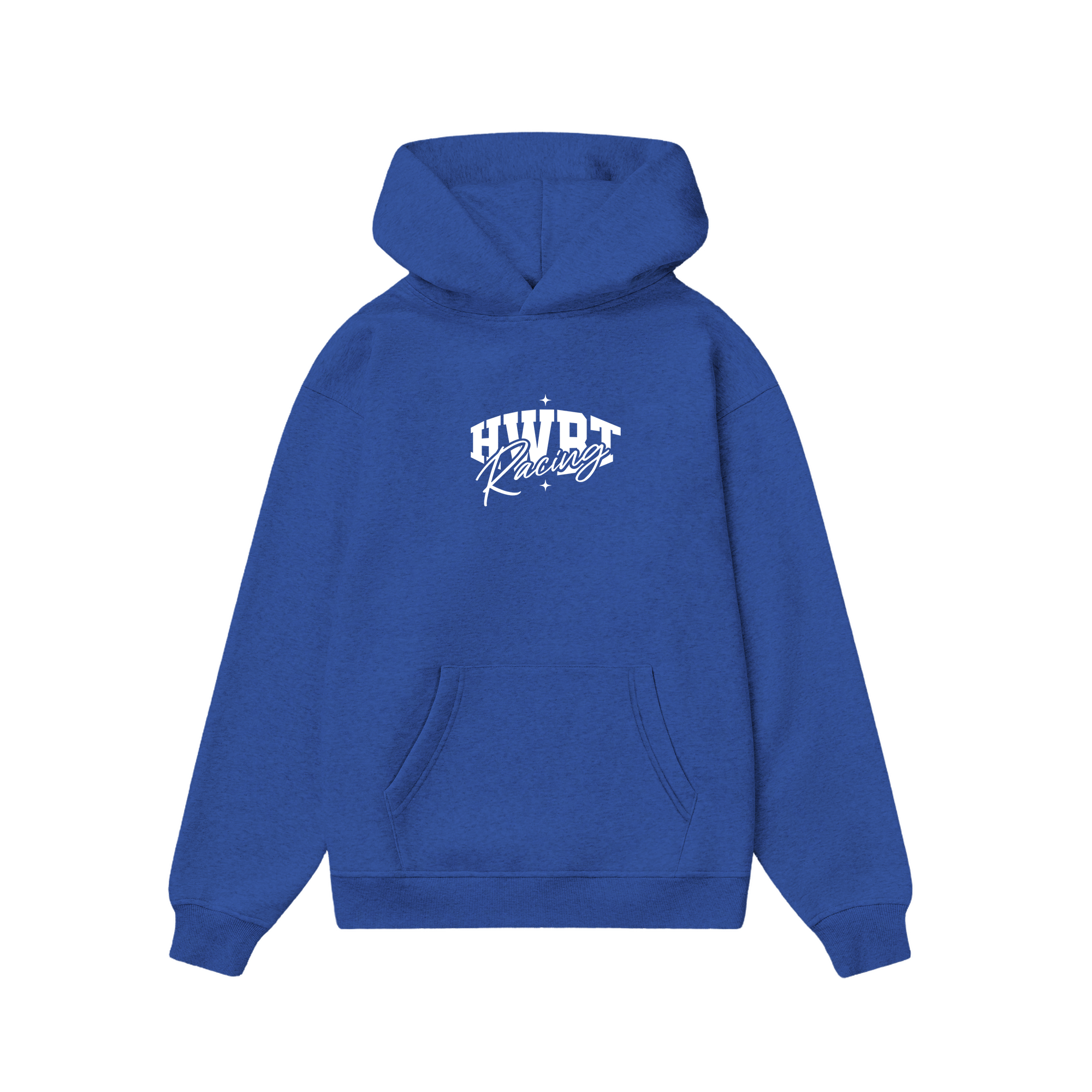 RACING STAR HEAVYWEIGHT BOXY HOODIE - COBALT